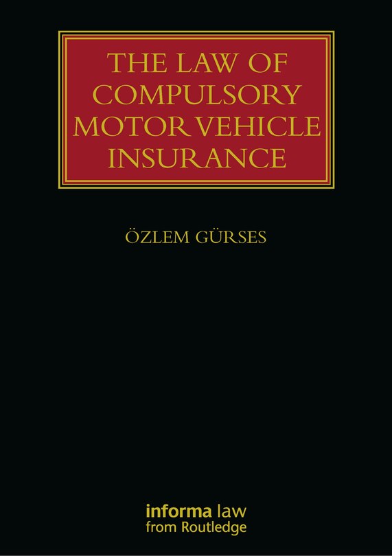 Couverture_The Law of Compulsory Motor Vehicle Insurance