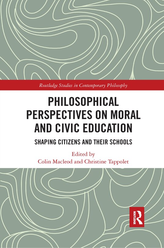 Front cover_Philosophical Perspectives On Moral And Civic Education
