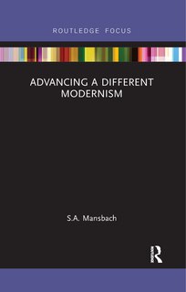 Front cover_Advancing a Different Modernism