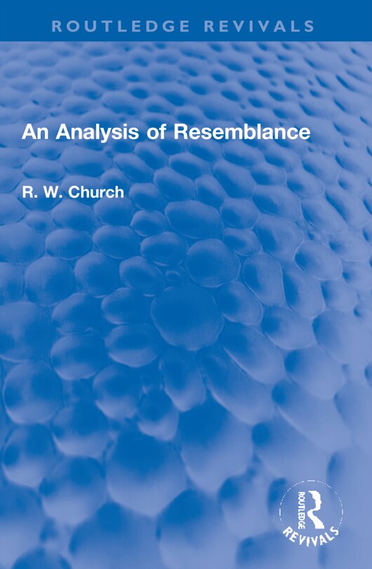 Couverture_An Analysis of Resemblance