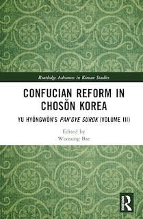 Couverture_Confucian Reform in ChosAn Korea