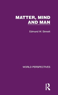 Couverture_Matter, Mind And Man