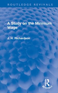 Couverture_A Study On The Minimum Wage