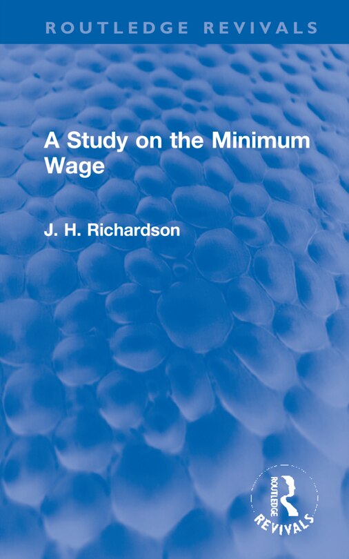 Couverture_A Study On The Minimum Wage