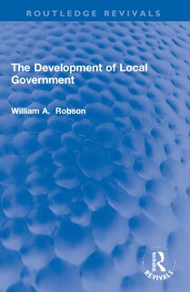 Front cover_The Development of Local Government