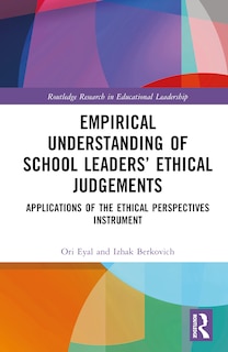 Couverture_Empirical Understanding of School Leaders' Ethical Judgements