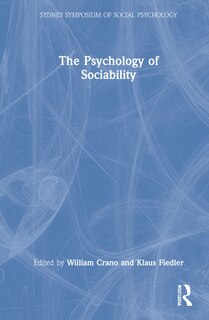 Couverture_The Psychology of Sociability