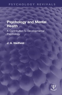Couverture_Psychology And Mental Health