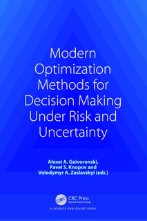 Front cover_Modern Optimization Methods for Decision Making Under Risk and Uncertainty