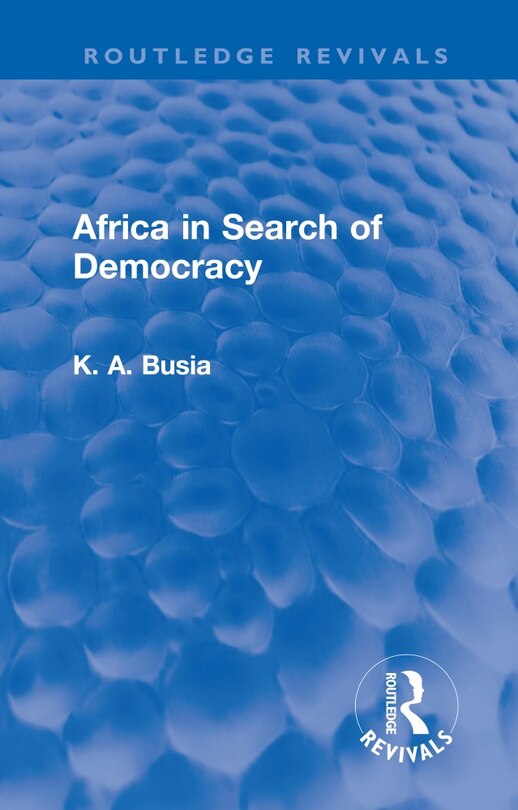 Front cover_Africa in Search of Democracy