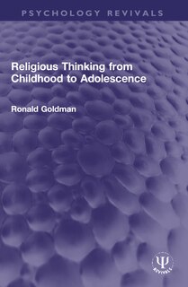Front cover_Religious Thinking from Childhood to Adolescence