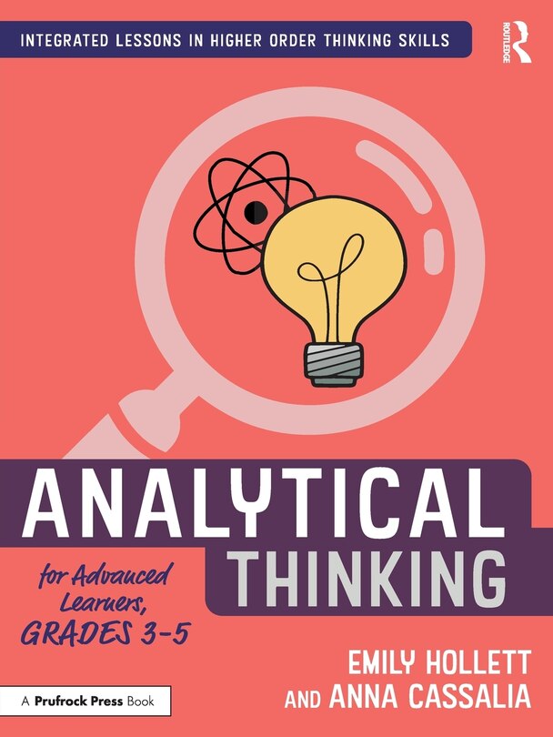 Couverture_Analytical Thinking for Advanced Learners, Grades 3-5