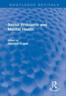 Front cover_Social Problems And Mental Health