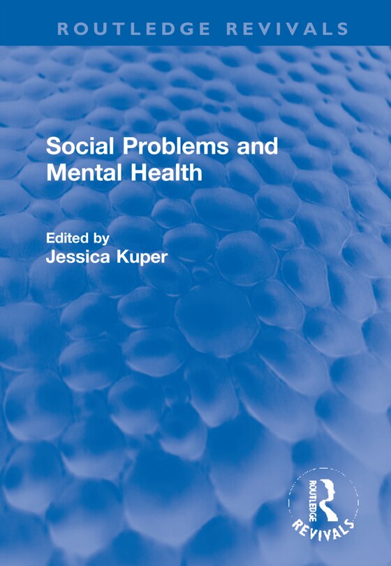 Front cover_Social Problems And Mental Health