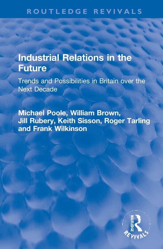 Couverture_Industrial Relations In The Future