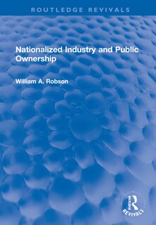 Front cover_Nationalized Industry And Public Ownership