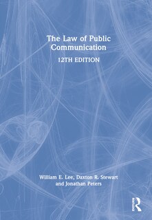 Couverture_The Law Of Public Communication