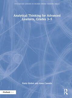 Couverture_Analytical Thinking for Advanced Learners, Grades 3-5