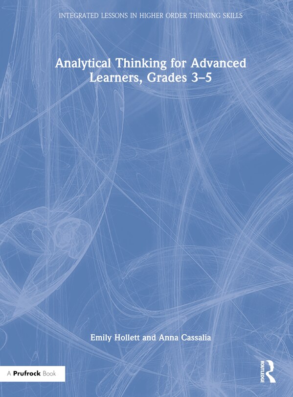 Couverture_Analytical Thinking for Advanced Learners, Grades 3-5