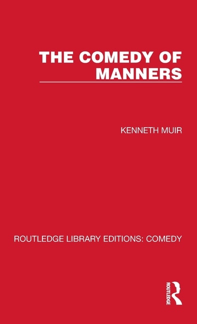 Couverture_The Comedy Of Manners