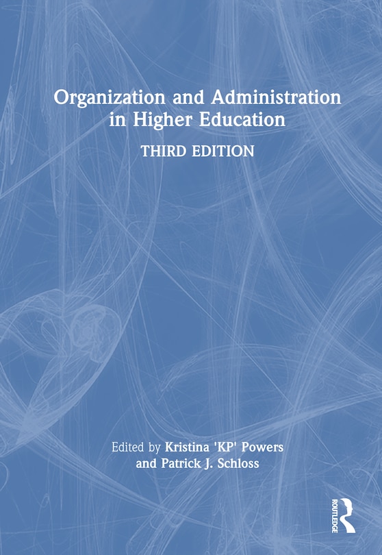 Front cover_Organization and Administration in Higher Education