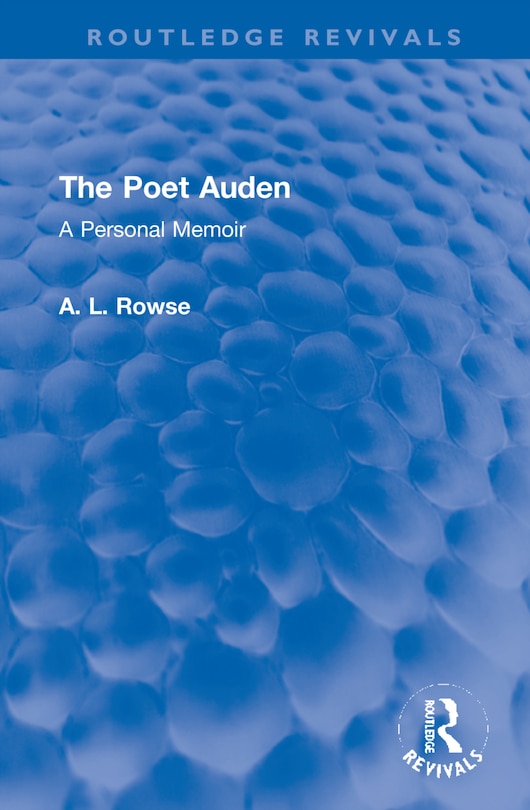 Front cover_The Poet Auden