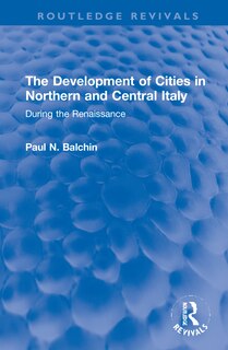 Front cover_Development of Cities in Northern and Central Italy