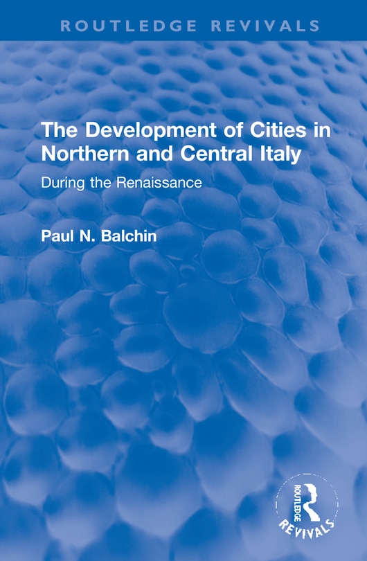 Front cover_Development of Cities in Northern and Central Italy