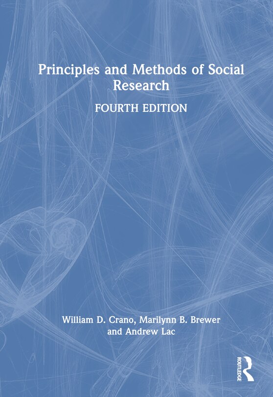 Front cover_Principles and Methods of Social Research