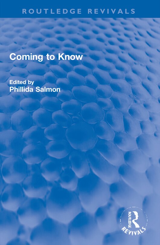 Front cover_Coming to Know