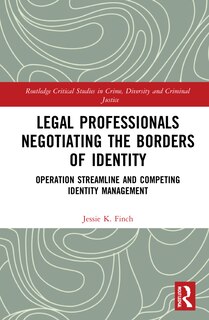 Couverture_Legal Professionals Negotiating the Borders of Identity