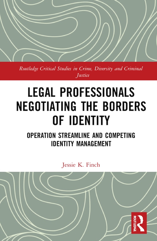 Couverture_Legal Professionals Negotiating the Borders of Identity