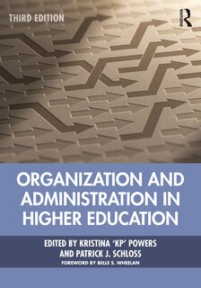 Front cover_Organization and Administration in Higher Education