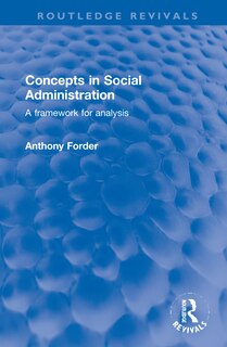 Front cover_Concepts In Social Administration