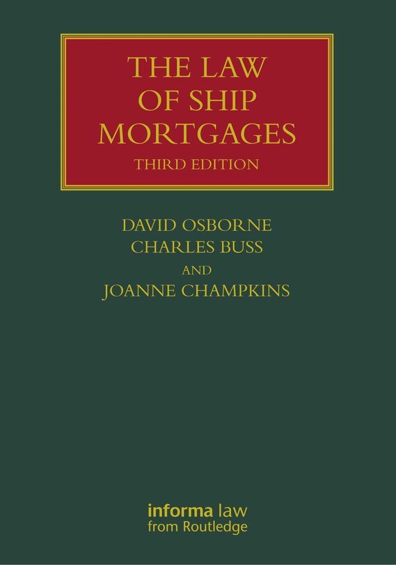 Front cover_The Law of Ship Mortgages