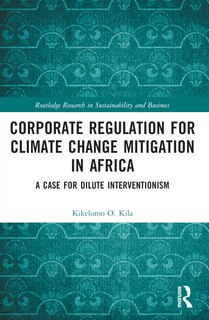 Front cover_Corporate Regulation for Climate Change Mitigation in Africa