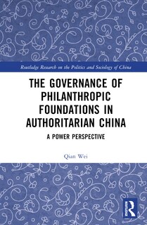 Couverture_The Governance of Philanthropic Foundations in Authoritarian China