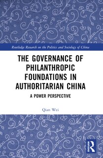 Couverture_Governance of Philanthropic Foundations in Authoritarian China