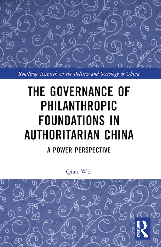 Couverture_Governance of Philanthropic Foundations in Authoritarian China