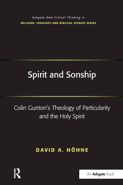 Couverture_Spirit And Sonship