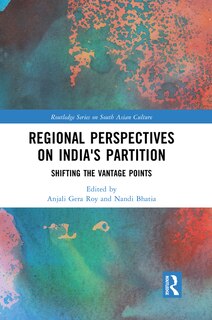 Front cover_Regional perspectives on India's Partition