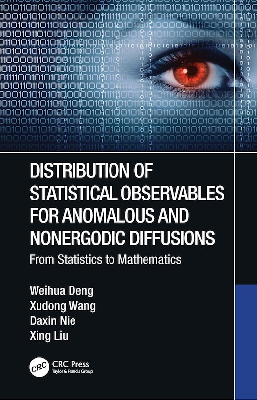Front cover_Distribution of Statistical Observables for Anomalous and Nonergodic Diffusions