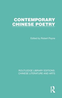 Couverture_Contemporary Chinese Poetry