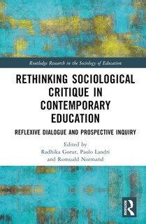 Couverture_Rethinking Sociological Critique in Contemporary Education