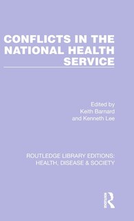 Front cover_Conflicts In The National Health Service