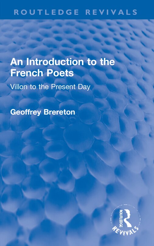 Front cover_An Introduction to the French Poets