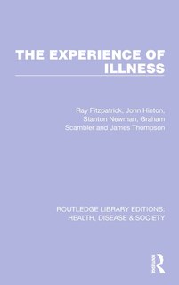 Front cover_The Experience Of Illness