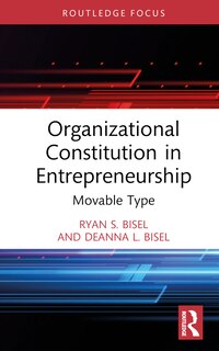 Front cover_Organizational Constitution in Entrepreneurship