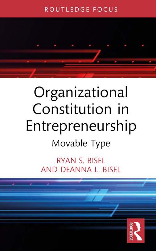 Front cover_Organizational Constitution in Entrepreneurship