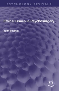 Front cover_Ethical Issues in Psychosurgery